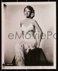 7d767 PEGGIE CASTLE 4 8x10 stills 1940s-1950s seated and full-length portraits of the sexy star!