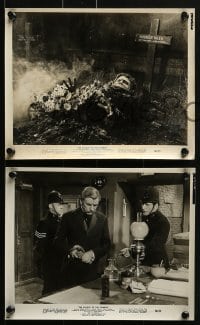 7d650 PLAGUE OF THE ZOMBIES 6 8x10 stills 1966 John Gillling English Hammer horror, great images!