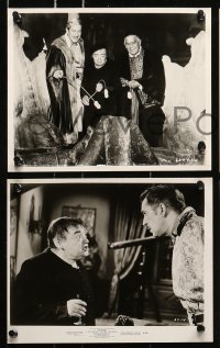 7d601 RAVEN 7 8x10 stills 1963 Boris Karloff, Vincent Price, Peter Lorre, 1 w/ art!