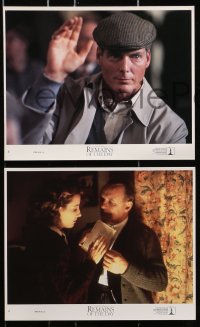 7d131 REMAINS OF THE DAY 8 8x10 mini LCs 1993 Anthony Hopkins, James Fox, Christopher Reeve!