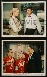 7d039 THAT CERTAIN FEELING 9 color 8x10 stills 1956 Bob Hope, Eva Marie Saint, George Sanders!