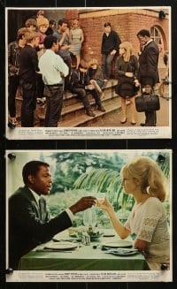 7d040 TO SIR, WITH LOVE 9 color 8x10 stills 1967 Sidney Poitier, Geeson, directed by James Clavell!