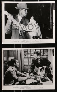 7d563 VIOLENT SATURDAY 8 8x10 stills 1955 Victor Mature, Lee Marvin, directed by Richard Fleischer!