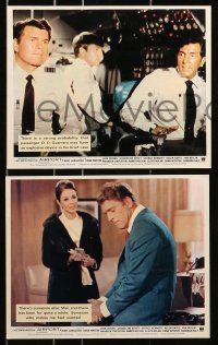 7d047 AIRPORT 8 color English FOH LCs 1970 Dean Martin, Burt Lancaster, George Kennedy & more!