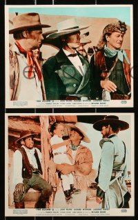 7d048 ALAMO 8 color English FOH LCs R1967 Richard Widmark & Harvey in the Texas War of Independence!