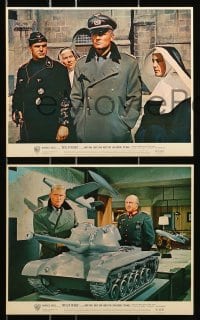 7d056 BATTLE OF THE BULGE 8 color English FOH LCs 1965 Ken Annakin, Robert Shaw, cool WWII images!