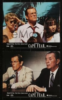 7d251 CAPE FEAR 3 color English FOH LCs 1991 De Niro, Nolte, Lange, Lewis, Peck and Mitchum!