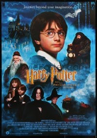 7f044 HARRY POTTER & THE PHILOSOPHER'S STONE Aust 1sh 2001 cool image of cast!