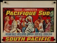 7f225 SOUTH PACIFIC Belgian 1959 Rossano Brazzi, Mitzi Gaynor, Rodgers & Hammerstein musical!