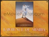 7f163 LAWRENCE OF ARABIA British quad R1989 David Lean classic starring Peter O'Toole!