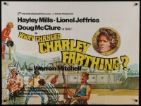 7f177 WHAT CHANGED CHARLEY FARTHING British quad 1974 The Bananas Boat, Hayley Mills!