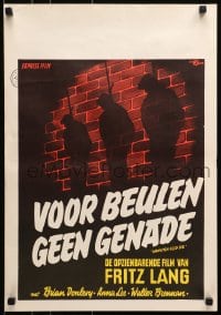 7f001 HANGMEN ALSO DIE Dutch 1940s directed by Fritz Lang, Brian Donlevy, art of hanged men!