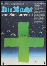 7f514 NIGHT OF THE SHOOTING STARS East German 23x32 1985 La Notte di San Lorenzo, cool Lehnhof art!