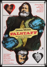 7f104 CHIMES AT MIDNIGHT German 1968 Campanadas a Medianoche, Welles as Shakespeare's Falstaff!