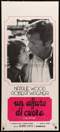 7f758 AFFAIR Italian locandina 1974 different romantic close up of Natalie Wood & Robert Wagner!