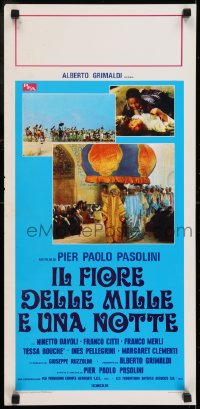 7f767 ARABIAN NIGHTS Italian locandina 1974 Pier Paolo Pasolini's Il Fiore delle Mille e una Notte!