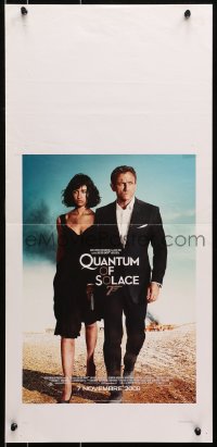 7f889 QUANTUM OF SOLACE advance Italian locandina 2008 Daniel Craig as James Bond, Olga Kurylenko!