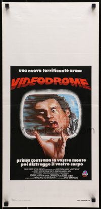 7f938 VIDEODROME Italian locandina 1985 David Cronenberg, James Woods, Debbie Harry, different!