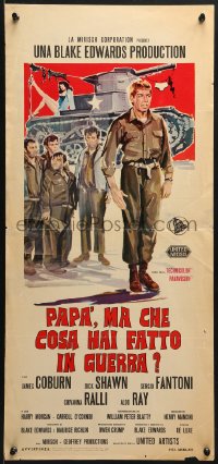7f941 WHAT DID YOU DO IN THE WAR DADDY Italian locandina 1966 James Coburn, Blake Edwards!