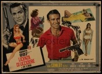 7f953 DR. NO Italian 19x26 pbusta 1963 Sean Connery as James Bond 007 w/ sexy Ursula Andress!