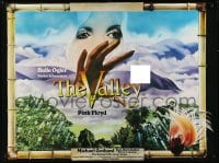 7g033 VALLEY OBSCURED BY CLOUDS 30x40 1972 Barbet Schroeder's La Vallee, music by Pink Floyd!