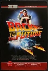 7g523 BACK TO THE FUTURE advance 1sh R2010 art of Michael J. Fox & Delorean by Drew Struzan!