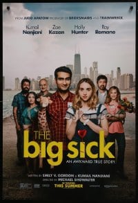 7g554 BIG SICK teaser DS 1sh 2017 Judd Apatow, Showalter, Kumail Nanjiani, an awkward true story!