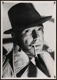 7g285 HUMPHREY BOGART 28x40 Italian commercial poster 1980s cool image of Bogey smoking!