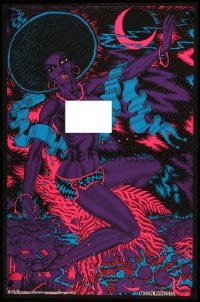 7g150 MOON PRINCESS 23x34 commercial poster 1973 blacklight fantasy art of a sexy woman by Lykes!