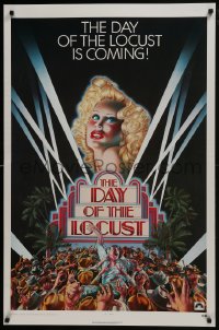7g609 DAY OF THE LOCUST teaser 1sh 1975 Schlesinger's version of West's novel, David Edward Byrd art