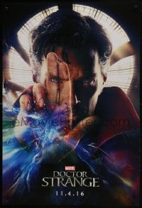 7g621 DOCTOR STRANGE teaser DS 1sh 2016 sci-fi image of Benedict Cumberbatch in the title role!