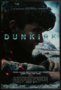 7g623 DUNKIRK advance DS 1sh 2017 Christopher Nolan, Tom Hardy, Murphy, different close-up!