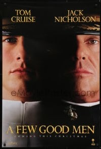 7g640 FEW GOOD MEN teaser 1sh 1992 best close up of Tom Cruise & Jack Nicholson!