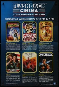 7g646 FLASHBACK CINEMA DS 1sh 2010s Back to the Future, Grease, Indiana Jones, Top Gun and more!