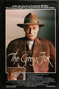 7g669 GREY FOX heavy stock 1sh 1983 Richard Farnsworth as gentleman bandit, western!
