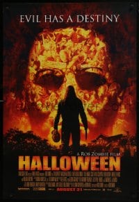 7g673 HALLOWEEN advance DS 1sh 2007 directed by Rob Zombie, evil has a destiny, cool image!