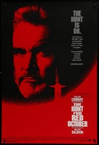 7g693 HUNT FOR RED OCTOBER 1sh 1990 Russian military submarine captain Sean Connery!
