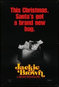 7g716 JACKIE BROWN teaser 1sh 1997 Quentin Tarantino, Santa's got a brand new bag!