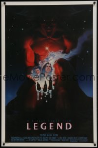 7g734 LEGEND 1sh 1986 Tom Cruise, Mia Sara, Tim Curry, Ridley Scott, cool fantasy artwork!