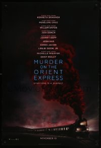 7g789 MURDER ON THE ORIENT EXPRESS style A teaser DS 1sh 2017 Branagh, huge cast, Agatha Christie!