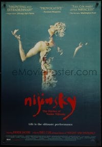 7g798 NIJINSKY THE DIARIES OF VASLAV NIJINSKY DS 1sh 2001 life story of dancer Vaslav Nijinsky!