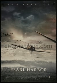 7g814 PEARL HARBOR advance DS 1sh 2001 Michael Bay, World War II, B5N2 bombers flying in!