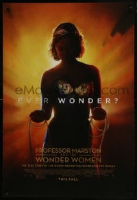 7g828 PROFESSOR MARSTON & THE WONDER WOMEN advance DS 1sh 2017 the creation of Wonder Woman!