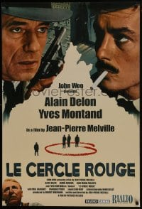 7g839 RED CIRCLE 1sh R2003 Jean-Pierre Melville's Le Cercle Rouge, Alain Delon, cool images!