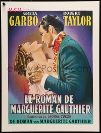 7g271 CAMILLE 16x26 REPRO poster 1990s Robert Taylor is Greta Garbo's new leading man!