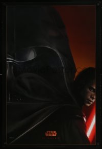 7g844 REVENGE OF THE SITH style A teaser DS 1sh 2005 Star Wars Episode III, Christensen as Vader!
