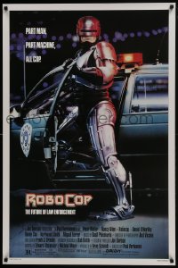 7g848 ROBOCOP 1sh 1987 Paul Verhoeven classic, Peter Weller is part man, part machine, all cop!