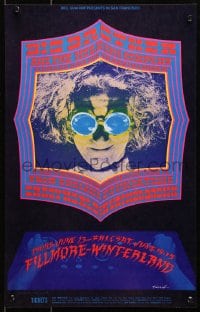 7g097 BIG BROTHER & THE HOLDING COMPANY/FOUNDATIONS/ARTHUR BROWN 14x22 music poster 1968 Fried!