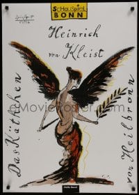 7g465 DAS KATHCHEN VON HEILBRONN 24x33 German stage poster 1991 Volker Pfuller art of an angel!