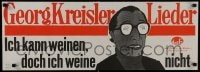 7g335 GEORG KREISLER LIEDER 11x32 East German stage poster 1983 art by Volker Pfuller!